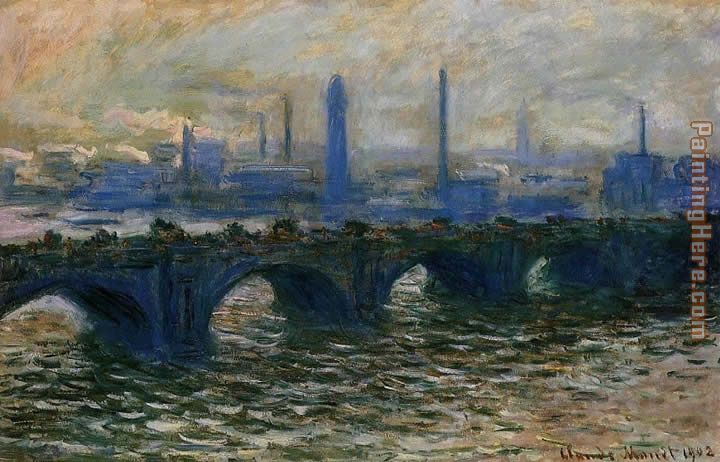 Waterloo Bridge Misty Morning